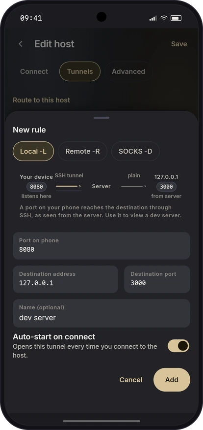Play your game's web build on the phone